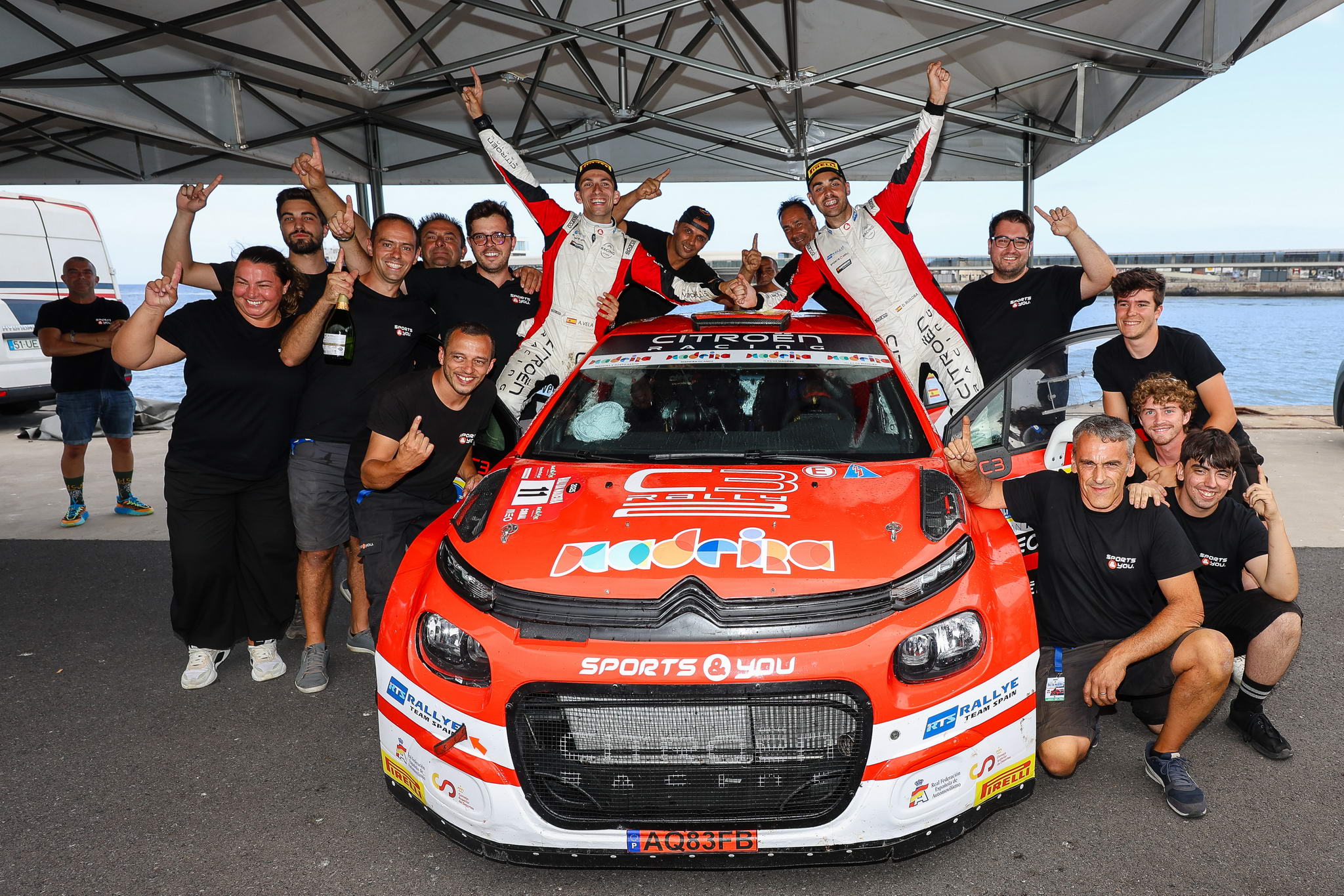 Diego Ruiloba és a Citroën Rally Team második egymást követő évben nyeri a Madeira Ralit.