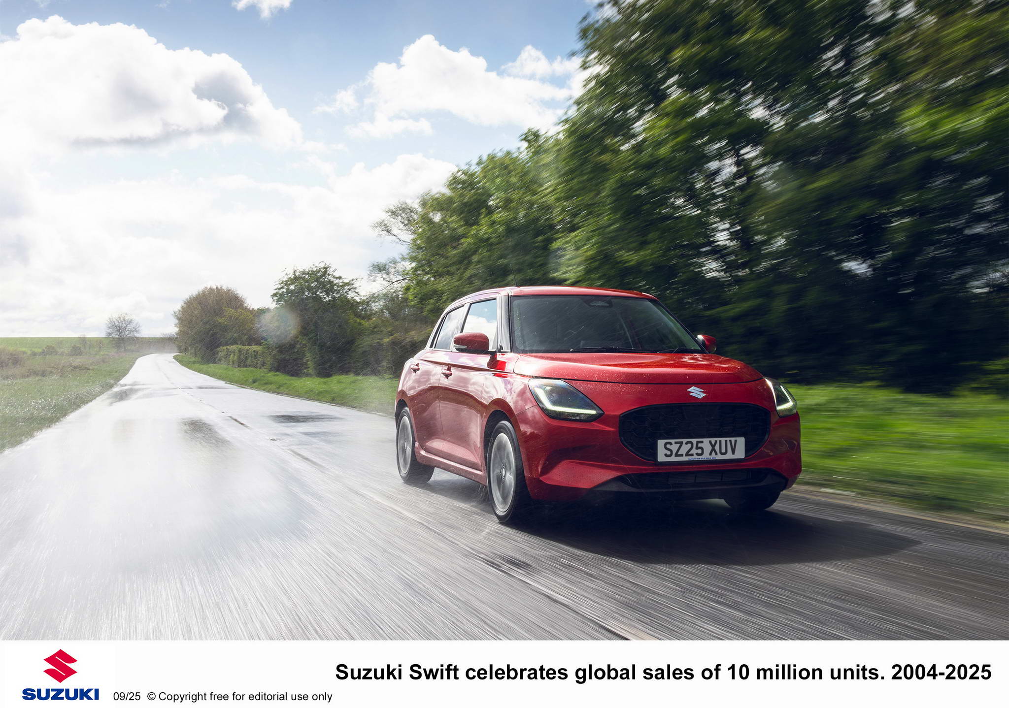 A Suzuki Swift globális eladásai meghaladták a 10 millió darabot.