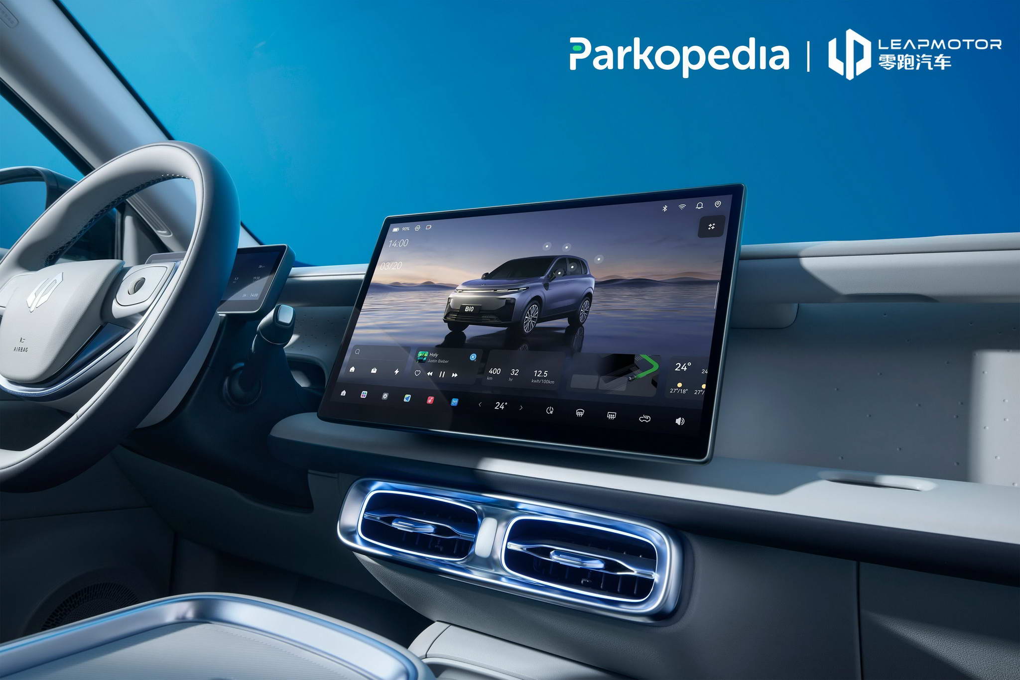 A Parkopedia zökkenőmentes autótöltést biztosít a Leapmotor International elektromos járművezetőinek